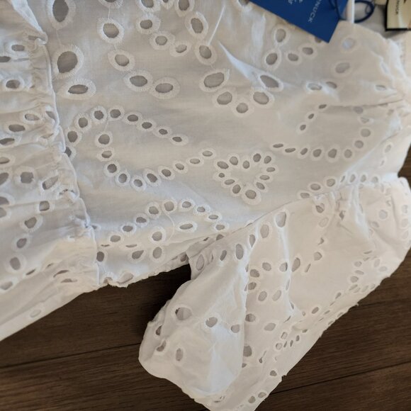 Tuckernuck X Cameran Eubanks Wimberly White Eyelet Palmer Dress NWT Med - Picture 5 of 11